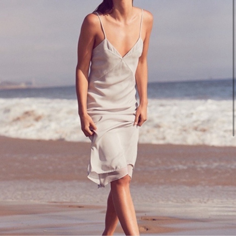 House of Harlow x Revolve Gemma Silk Slip Dress M